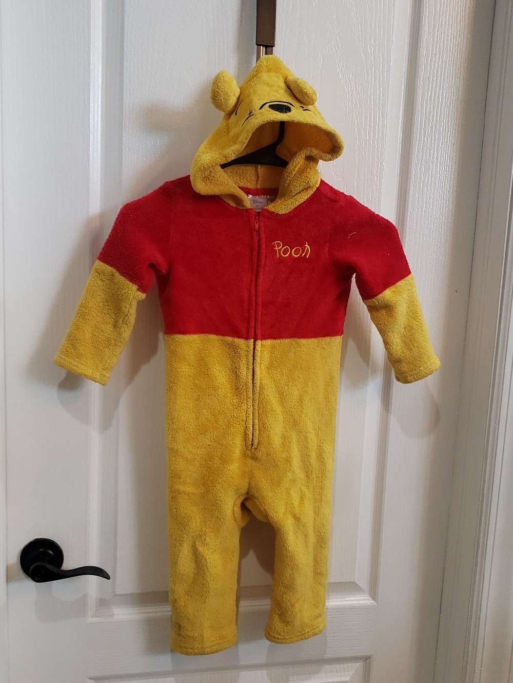 Winnie The Pooh Fleece Onesie Costume Size 3T